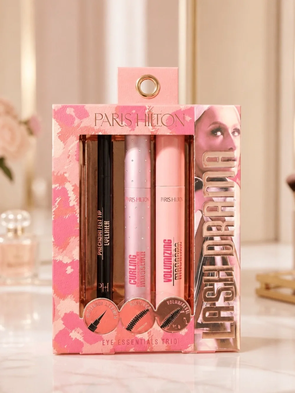 Paris Hilton Lash Drama Eye Essentials Trio New